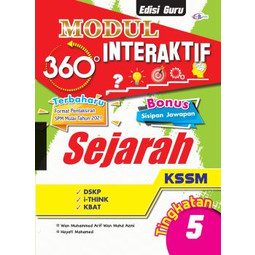 Modul 360 Interaktif Sejarah Tingkatan 5 (Dwibahasa)